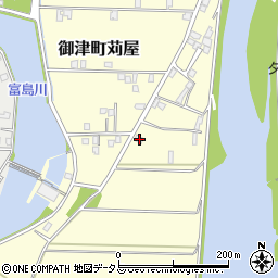 兵庫県たつの市御津町苅屋1017周辺の地図