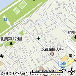兵庫県加古川市加古川町中津周辺の地図