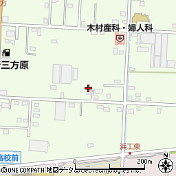 静岡県浜松市中央区東三方町92周辺の地図