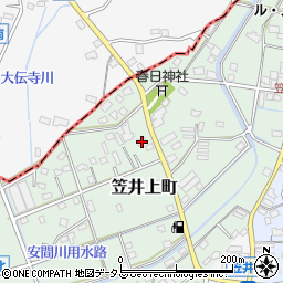 静岡県浜松市中央区笠井上町325周辺の地図