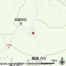 京都府木津川市加茂町例幣（保田ノ口）周辺の地図