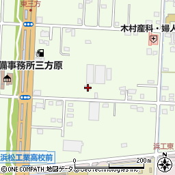 静岡県浜松市中央区東三方町102周辺の地図