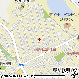兵庫県三木市緑が丘町西4丁目周辺の地図
