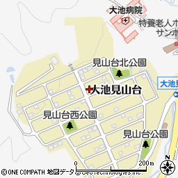 兵庫県神戸市北区大池見山台周辺の地図