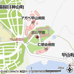 板野甲山診療所周辺の地図