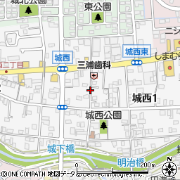 静岡県掛川市城西周辺の地図