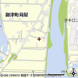 兵庫県たつの市御津町苅屋1004周辺の地図