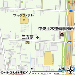 静岡県浜松市中央区東三方町126周辺の地図