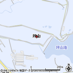 愛知県知多郡美浜町奥田坪山周辺の地図