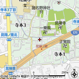 亀喜工業伊丹営業所周辺の地図
