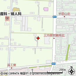 静岡県浜松市中央区東三方町77周辺の地図