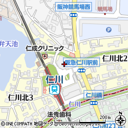 中央警備保障株式会社　兵庫支社周辺の地図