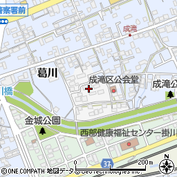 静岡県掛川市印内周辺の地図