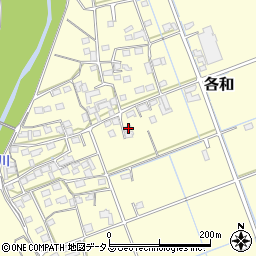 静岡県掛川市各和125周辺の地図