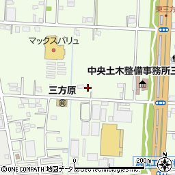 静岡県浜松市中央区東三方町125周辺の地図