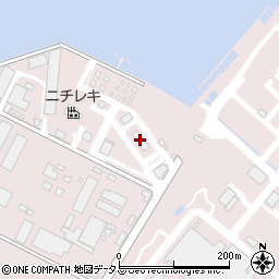 東西オイルターミナル周辺の地図