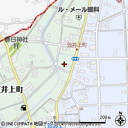 静岡県浜松市中央区笠井上町283周辺の地図