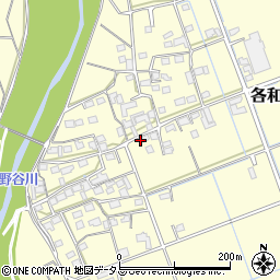 静岡県掛川市各和99周辺の地図