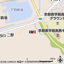 京都府相楽郡精華町下狛砂川周辺の地図