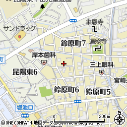 兵庫県伊丹市鈴原町6丁目65-12周辺の地図