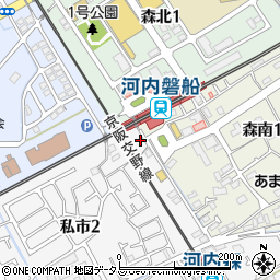 馳どり屋 JR河内磐船駅前本店周辺の地図