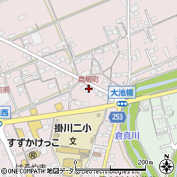 静岡県掛川市大池2909周辺の地図