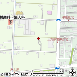 静岡県浜松市中央区東三方町78周辺の地図