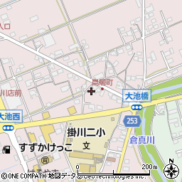静岡県掛川市大池2908周辺の地図