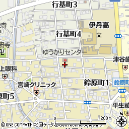兵庫県伊丹市鈴原町2丁目周辺の地図
