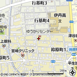 兵庫県伊丹市鈴原町2丁目6周辺の地図