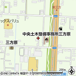 静岡県浜松市中央区東三方町117周辺の地図