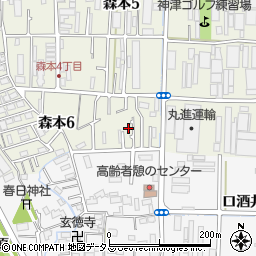 新日本グループ周辺の地図