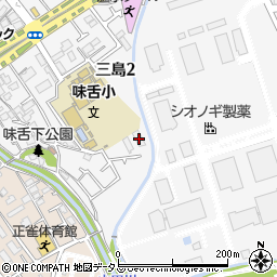 クレールミシマ周辺の地図