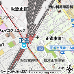 〒566-0024 大阪府摂津市正雀本町の地図