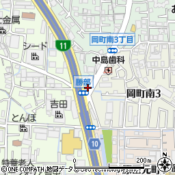 大阪府豊中市宝山町23-11周辺の地図