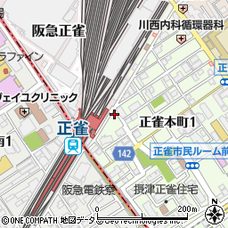 じゃんぼ總本店 正雀駅前店周辺の地図
