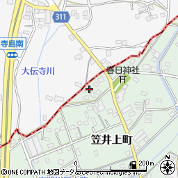 静岡県浜松市中央区笠井上町342周辺の地図