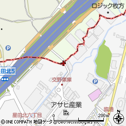 大阪府枚方市茄子作南町1319周辺の地図