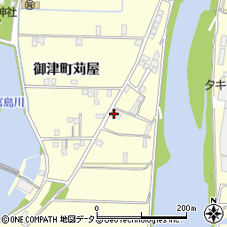 兵庫県たつの市御津町苅屋1019周辺の地図