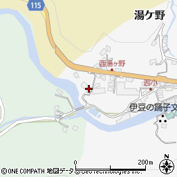 踊子荘周辺の地図