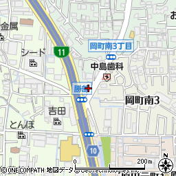大阪府豊中市宝山町23-10周辺の地図
