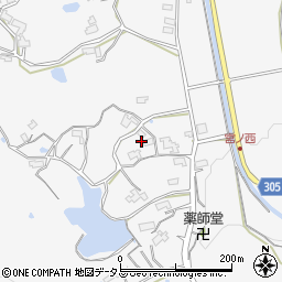 三重県伊賀市島ヶ原中村周辺の地図
