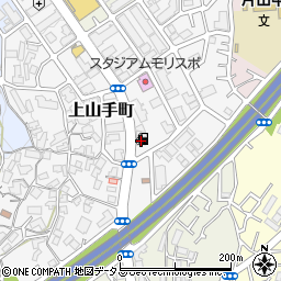 コスモ石油販売　セルフ佐井寺周辺の地図
