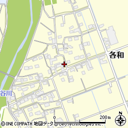 静岡県掛川市各和1294周辺の地図