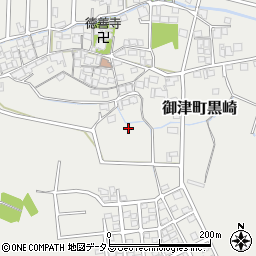 兵庫県たつの市御津町黒崎周辺の地図