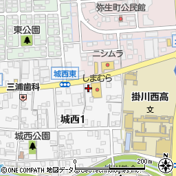 掛川たばこ販売協組周辺の地図
