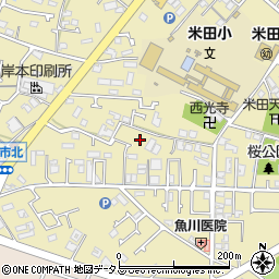 田中繊維株式会社　高砂作業所周辺の地図