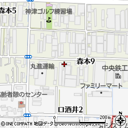 株式会社ナカノテック　伊丹工場周辺の地図