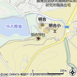 明合神社周辺の地図