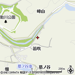 京都府木津川市山城町平尾笛吹周辺の地図